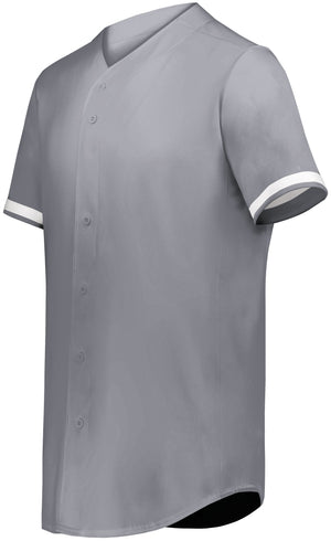 Cutter+ Full Button Baseball Jersey (Dark colors, Printed with your logo) - AtlanticCoastSports