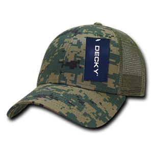 Decky Headwear 218 in Camouflage and Tri-Colors
