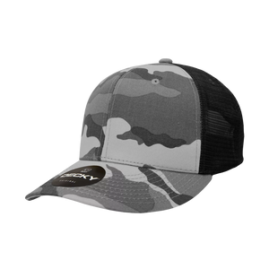 Decky Headwear 1054 in Camouflage Print and Tri-Colors