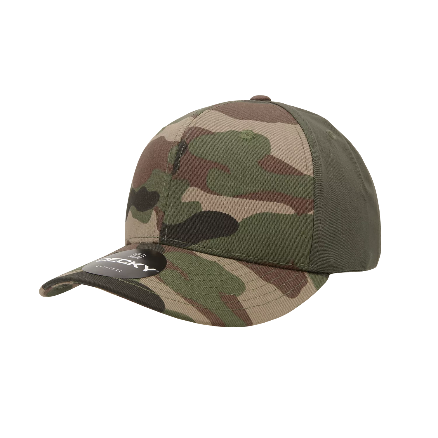 Decky Headwear 1048 in Camouflage and Tri-Colors (Embroidered with Your Logo)