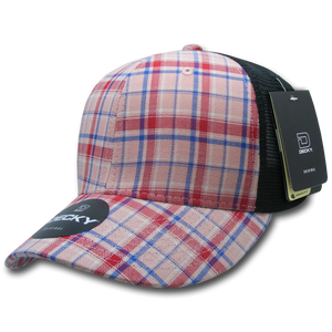 Decky Headwear 6018 in Plaid Patterns (Embroidered with Your Logo)