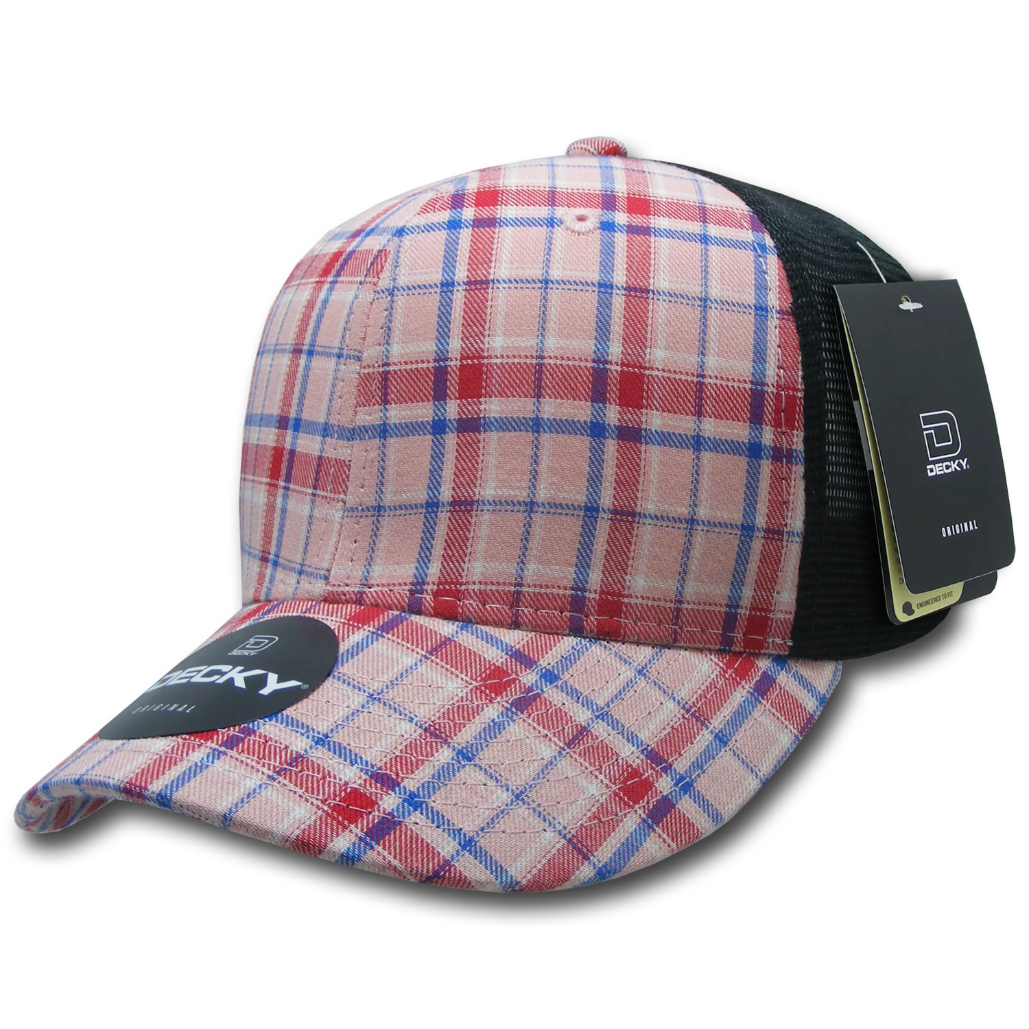 Decky Headwear 6018 in Plaid Patterns (Embroidered with Your Logo)