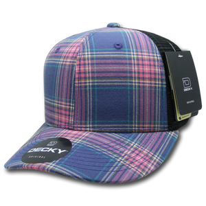Decky Headwear 6018 in Plaid Patterns (Embroidered with Your Logo)