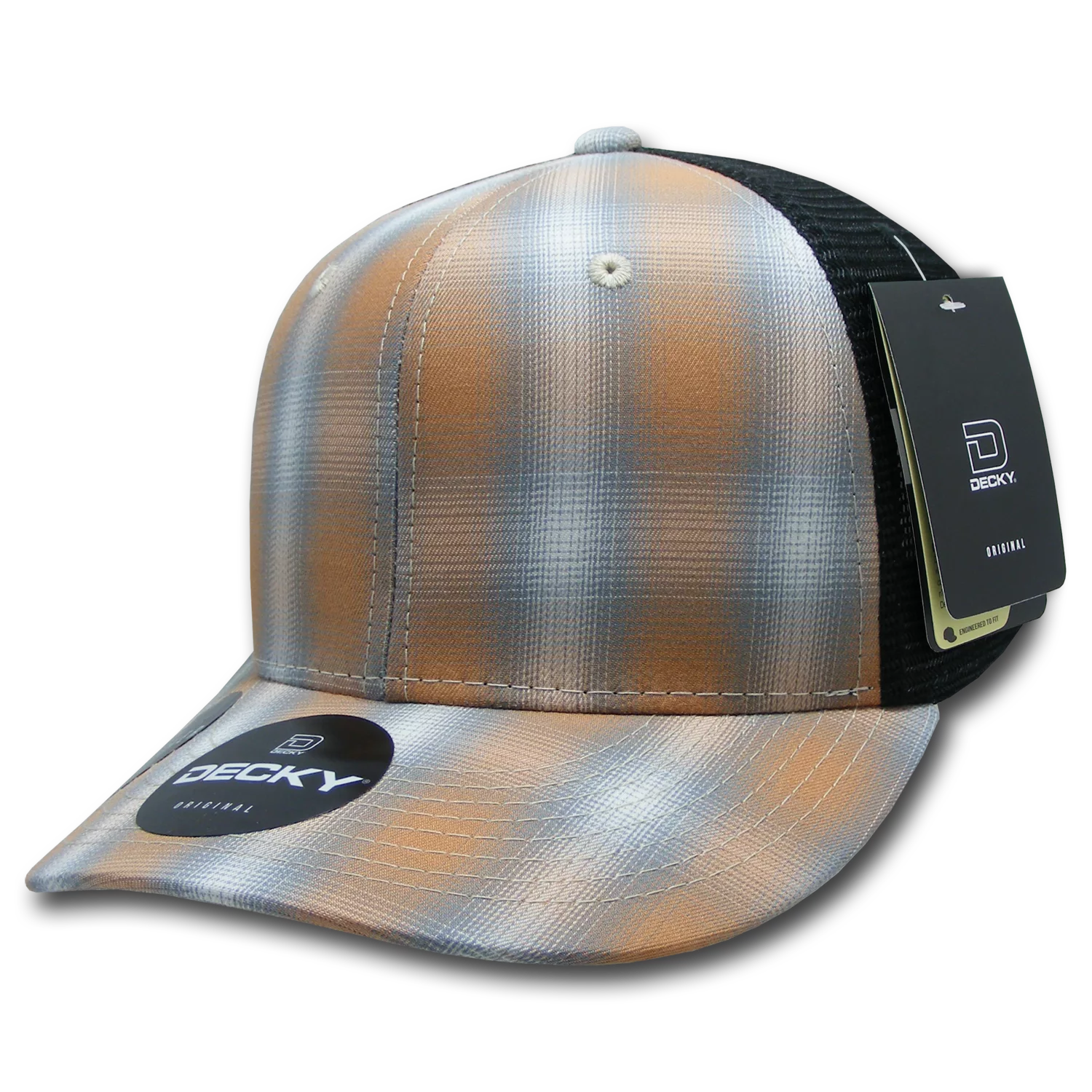 Decky Headwear 6018 in Plaid Patterns (Embroidered with Your Logo)