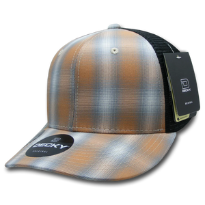 Decky Headwear 6018 in Plaid Patterns (Embroidered with Your Logo)