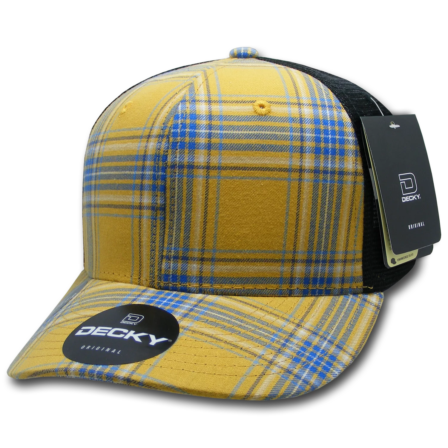 Decky Headwear 6018 in Plaid Patterns (Embroidered with Your Logo)