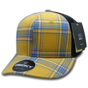 Decky Headwear 6018 in Plaid Patterns (Embroidered with Your Logo)