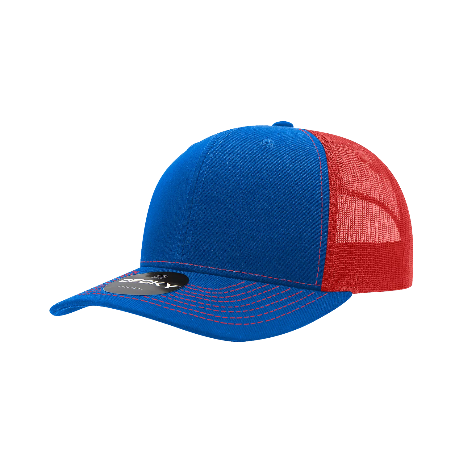 Decky Headwear 6031 in Tri-Colors (Embroidered with Your Logo)