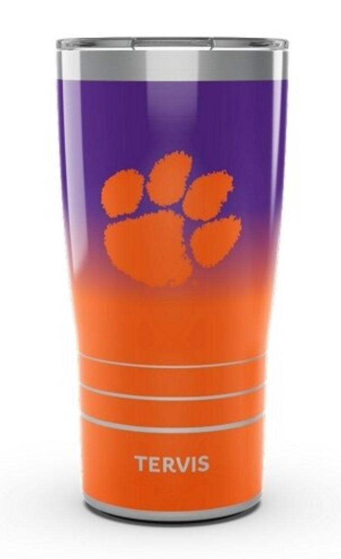 Clemson Tigers Tervis Stainless Steel With Hammer Lid - AtlanticCoastSports