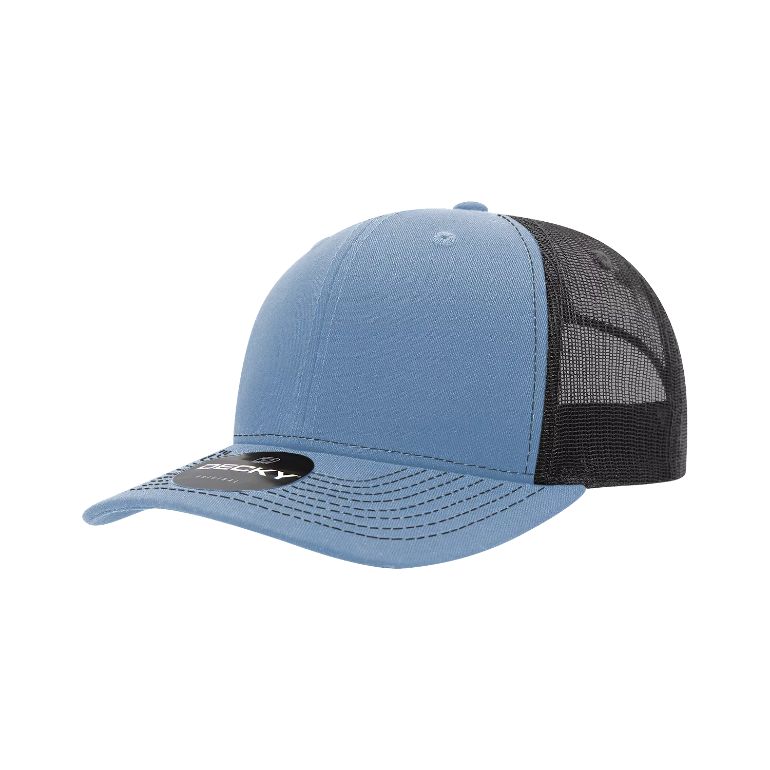 Decky Headwear 6031 in Tri-Colors (Embroidered with Your Logo)