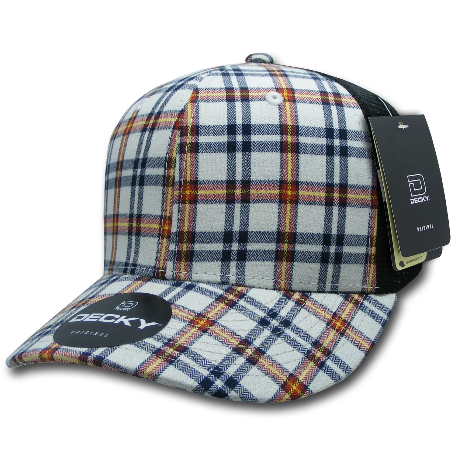 Decky Headwear 6018 in Plaid Patterns (Embroidered with Your Logo)