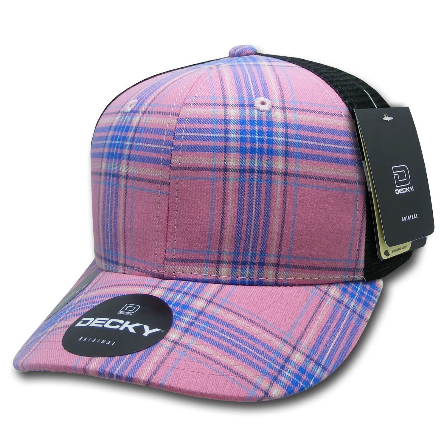 Decky Headwear 6018 in Plaid Patterns (Embroidered with Your Logo)