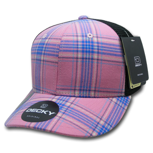 Decky Headwear 6018 in Plaid Patterns (Embroidered with Your Logo)