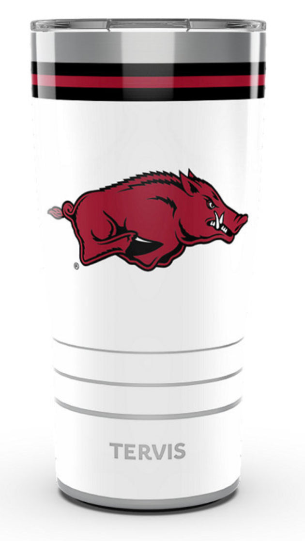 Arkansas Razorbacks Tervis Stainless Steel With Hammer Lid - AtlanticCoastSports