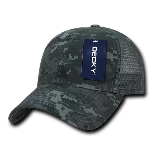 Decky Headwear 218 in Camouflage and Tri-Colors