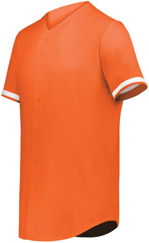 Cutter+ Full Button Baseball Jersey (Light colors, Printed with your logo) - AtlanticCoastSports