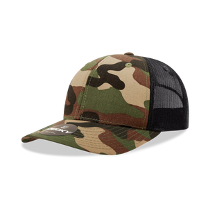 Decky Headwear 1054 in Camouflage Print and Tri-Colors
