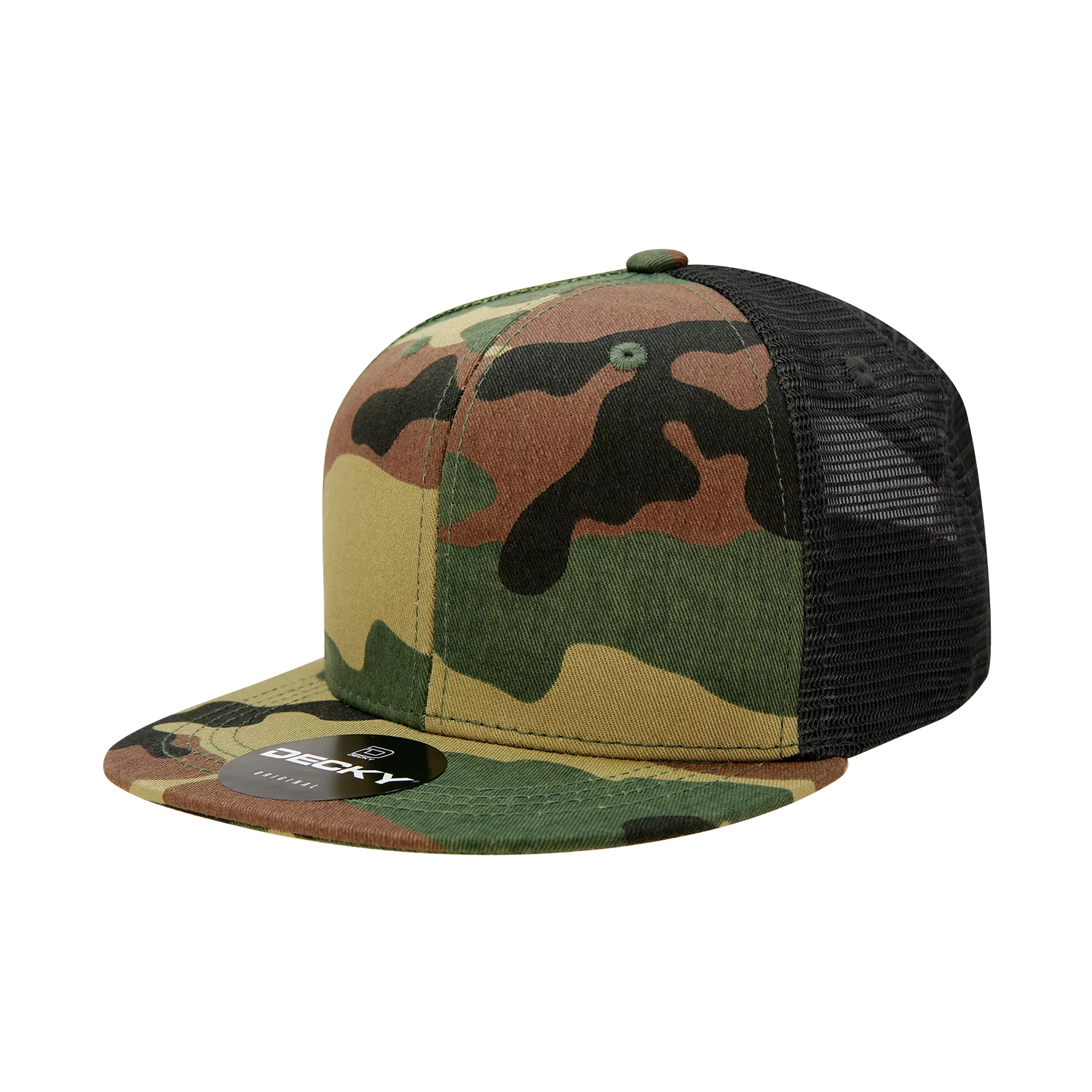 Decky Headwear 1055 in Solid and Tri-Colors (Embroidered with Your Logo)