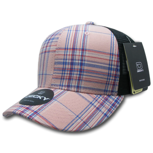 Decky Headwear 6018 in Plaid Patterns (Embroidered with Your Logo)