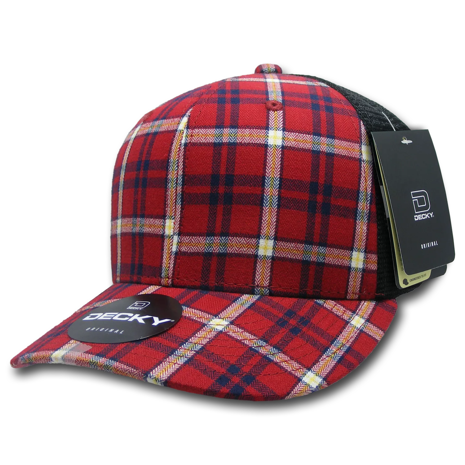 Decky Headwear 6018 in Plaid Patterns (Embroidered with Your Logo)