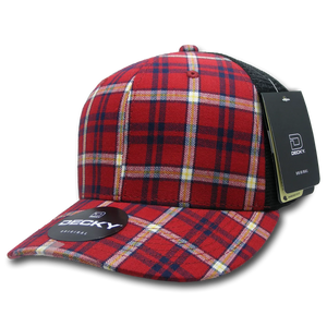Decky Headwear 6018 in Plaid Patterns (Embroidered with Your Logo)