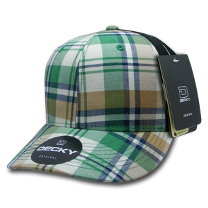 Decky Headwear 6018 in Plaid Patterns (Embroidered with Your Logo)