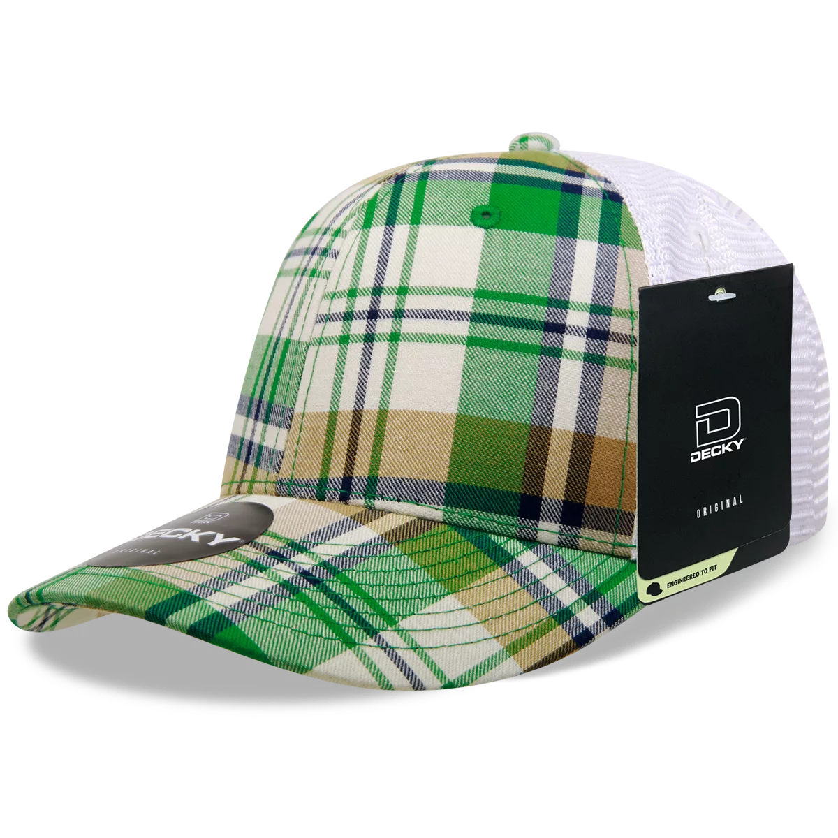Decky Headwear 6017 in Plaid Patterns, Set 1