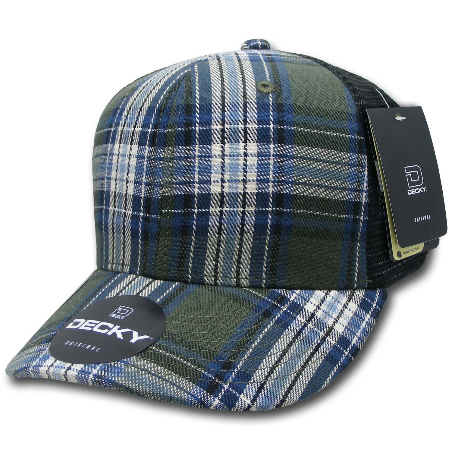 Decky Headwear 6018 in Plaid Patterns (Embroidered with Your Logo)
