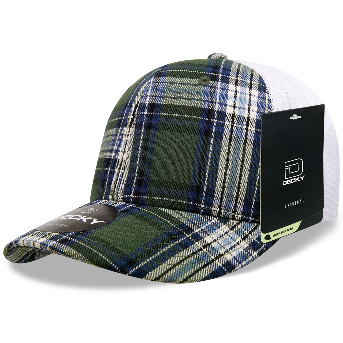 Decky Headwear 6017 in Plaid Patterns, Set 1