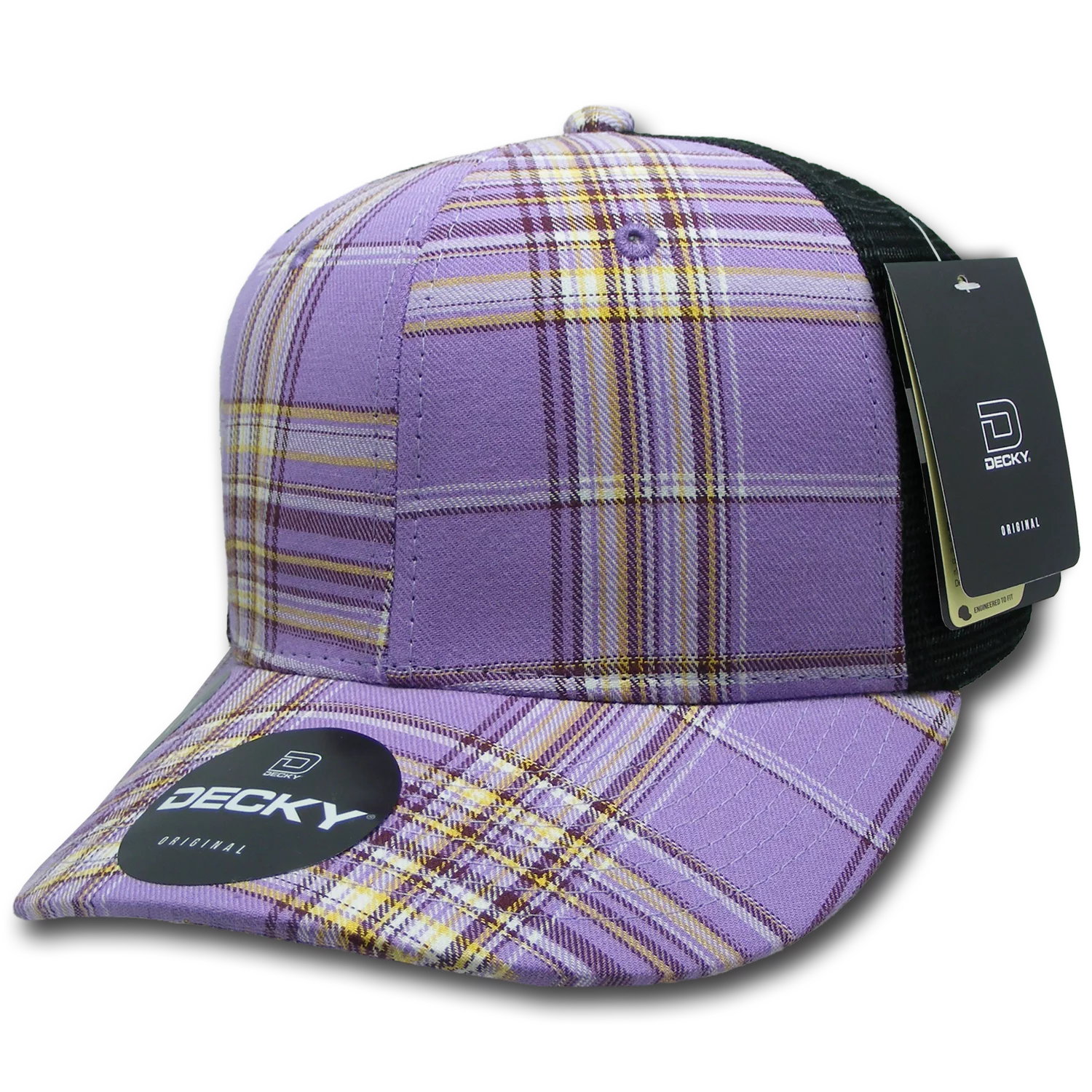 Decky Headwear 6018 in Plaid Patterns (Embroidered with Your Logo)