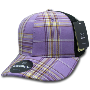 Decky Headwear 6018 in Plaid Patterns (Embroidered with Your Logo)