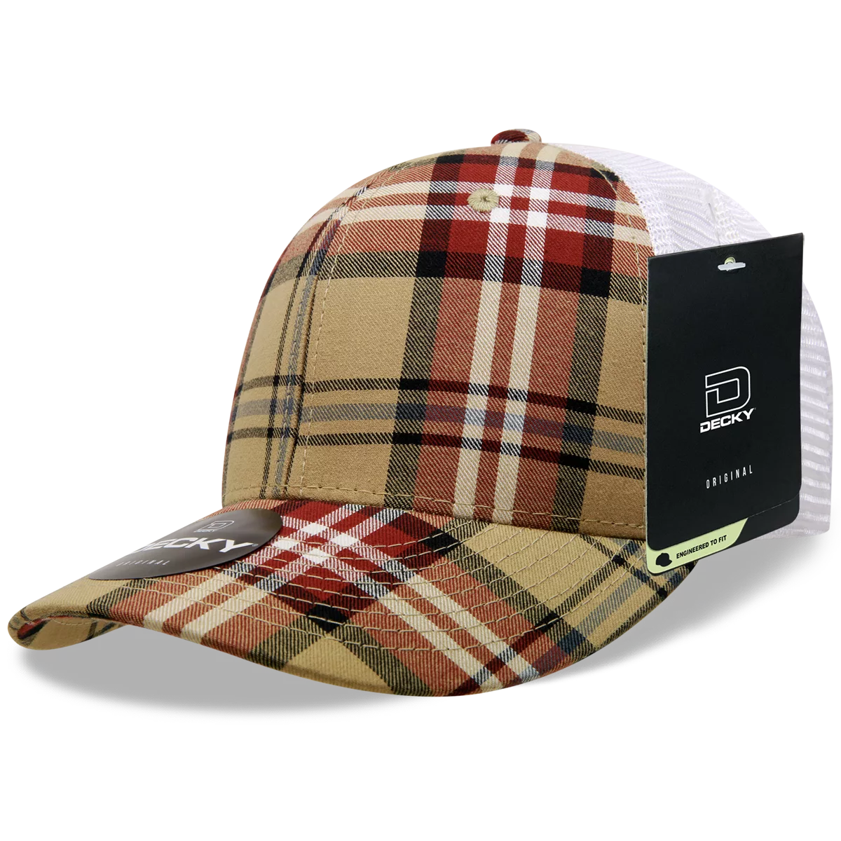 Decky Headwear 6017 in Plaid Patterns, Set 1