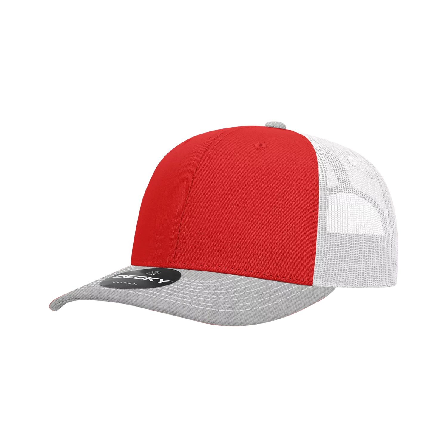 Decky Headwear 6031 in Tri-Colors (Embroidered with Your Logo)