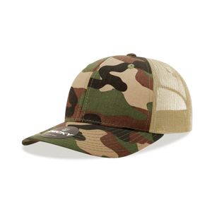 Decky Headwear 1054 in Camouflage Print and Tri-Colors