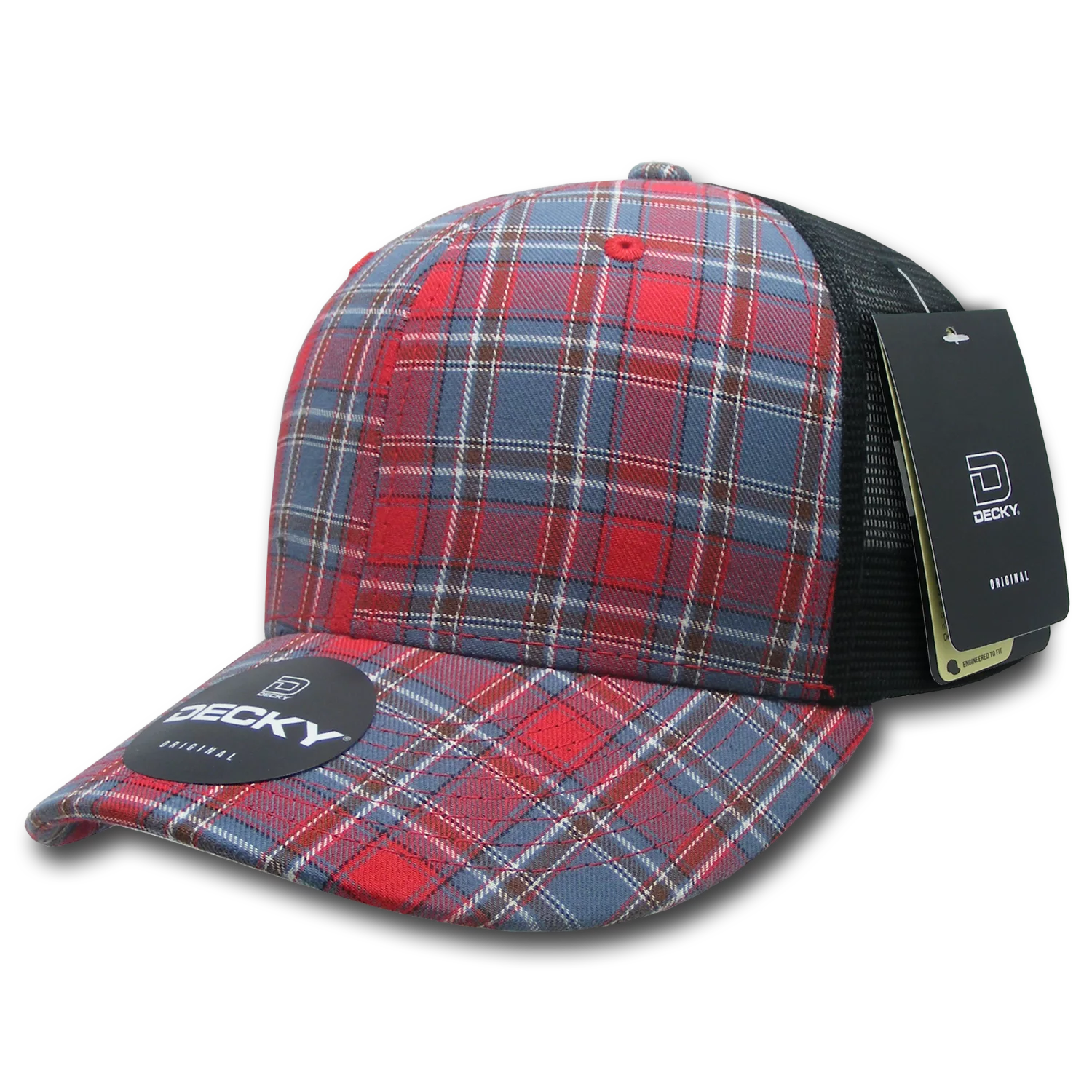 Decky Headwear 6018 in Plaid Patterns (Embroidered with Your Logo)