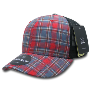 Decky Headwear 6018 in Plaid Patterns (Embroidered with Your Logo)