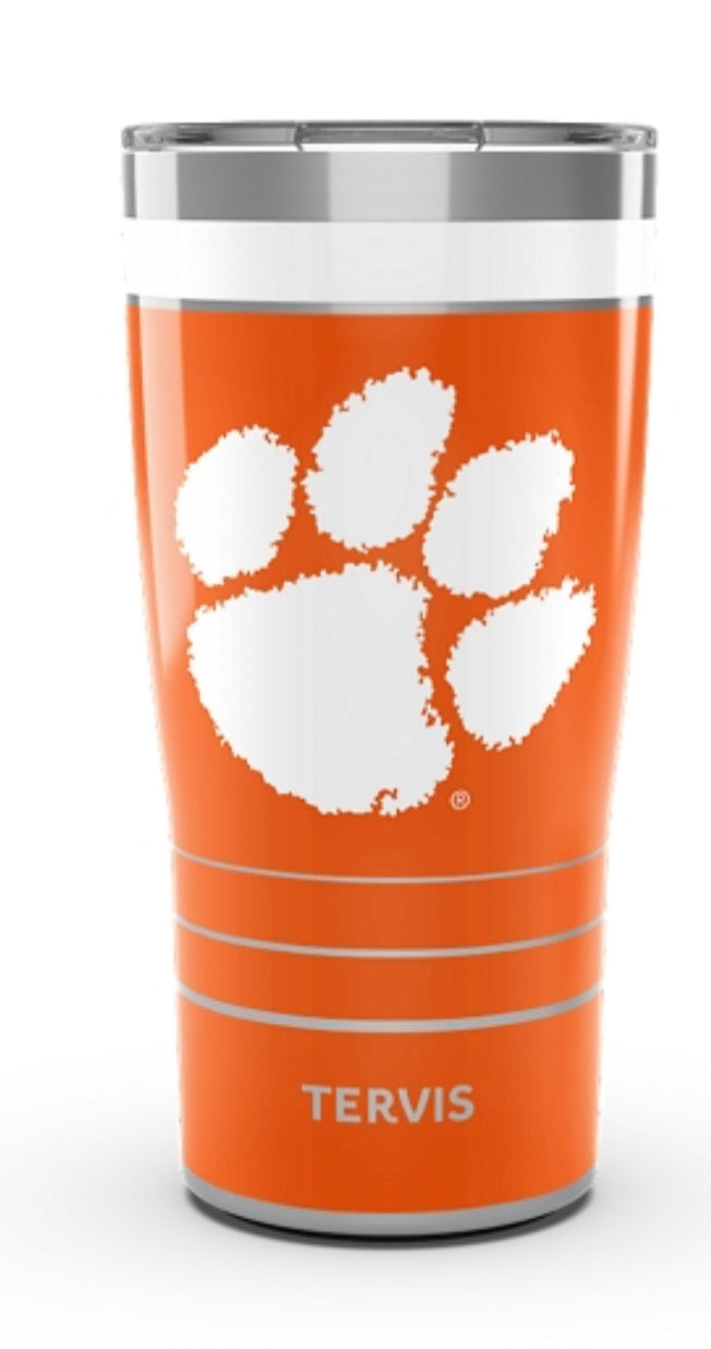 Clemson Tigers Tervis Stainless Steel With Hammer Lid - AtlanticCoastSports