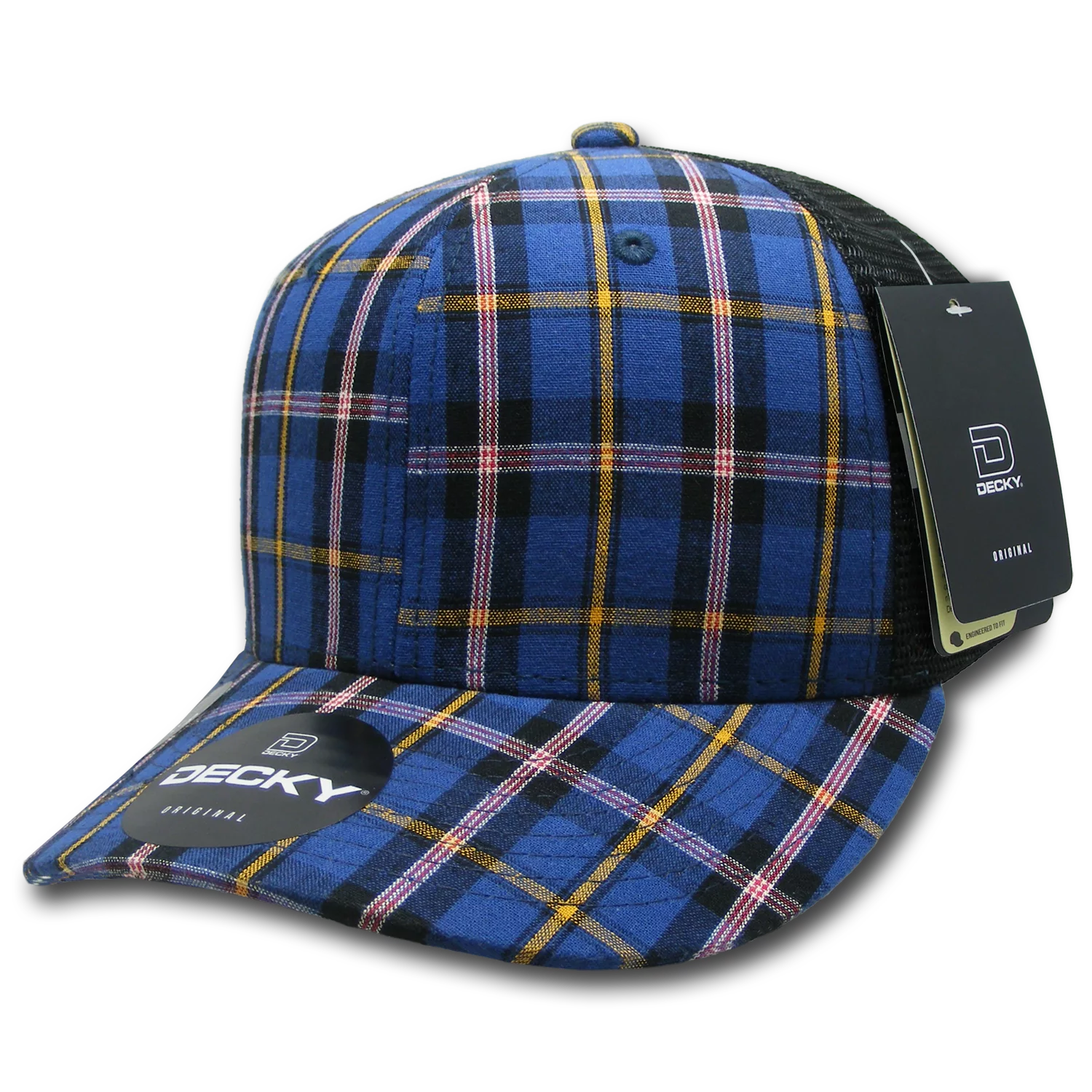Decky Headwear 6018 in Plaid Patterns (Embroidered with Your Logo)