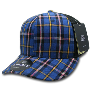 Decky Headwear 6018 in Plaid Patterns (Embroidered with Your Logo)