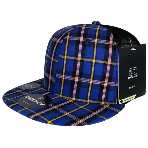 Decky Headwear 6016 in Plaid Patterns