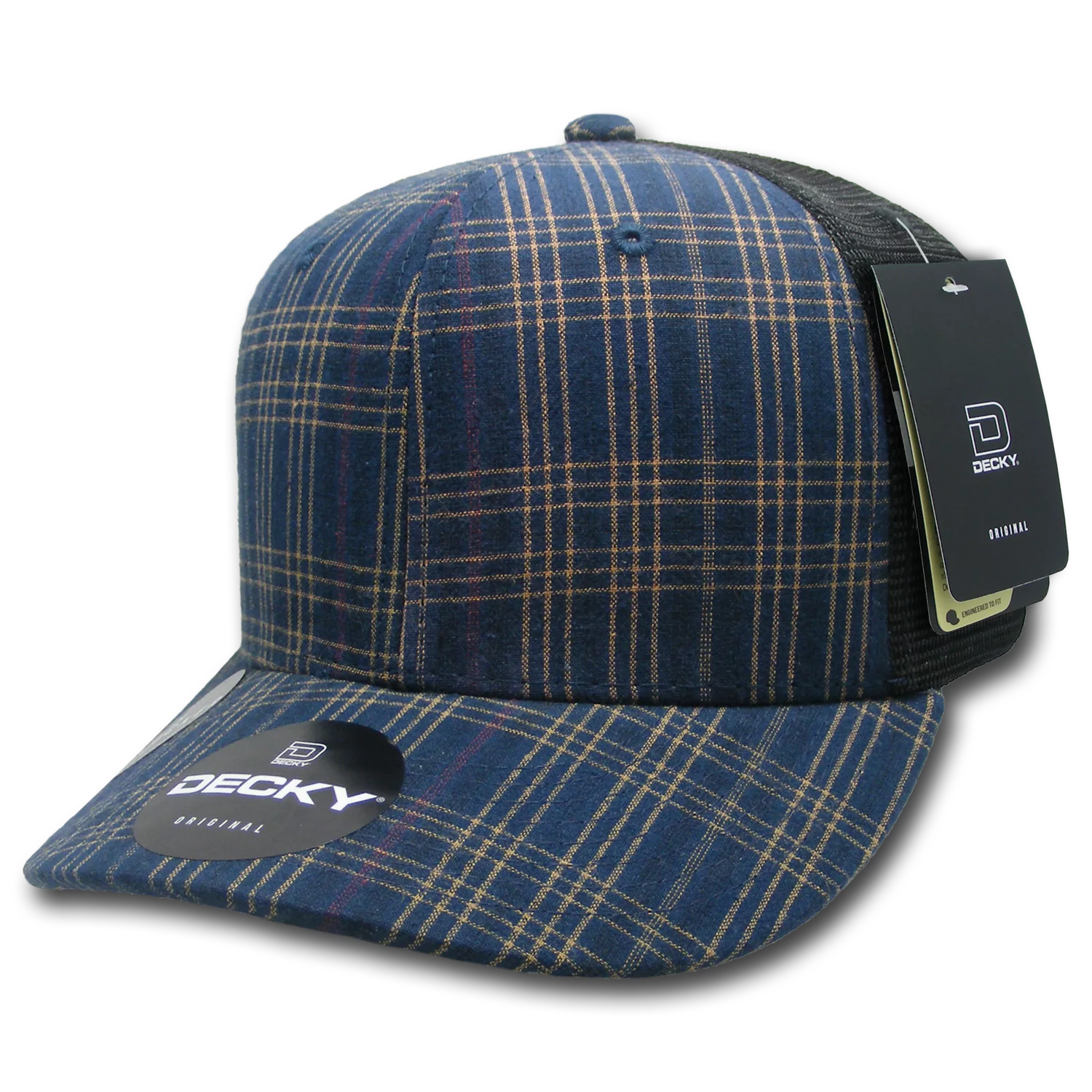 Decky Headwear 6018 in Plaid Patterns (Embroidered with Your Logo)