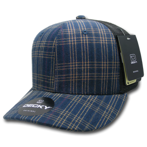 Decky Headwear 6018 in Plaid Patterns (Embroidered with Your Logo)