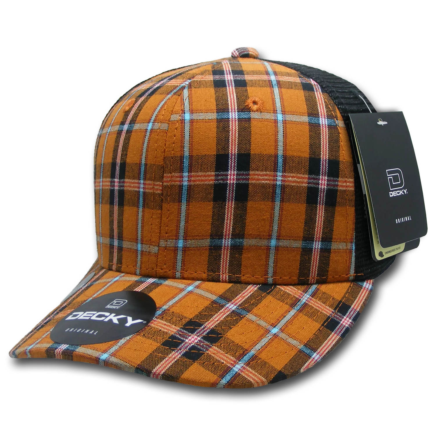 Decky Headwear 6018 in Plaid Patterns (Embroidered with Your Logo)