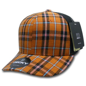 Decky Headwear 6018 in Plaid Patterns (Embroidered with Your Logo)