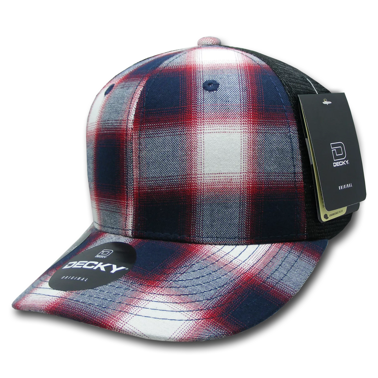 Decky Headwear 6018 in Plaid Patterns (Embroidered with Your Logo)