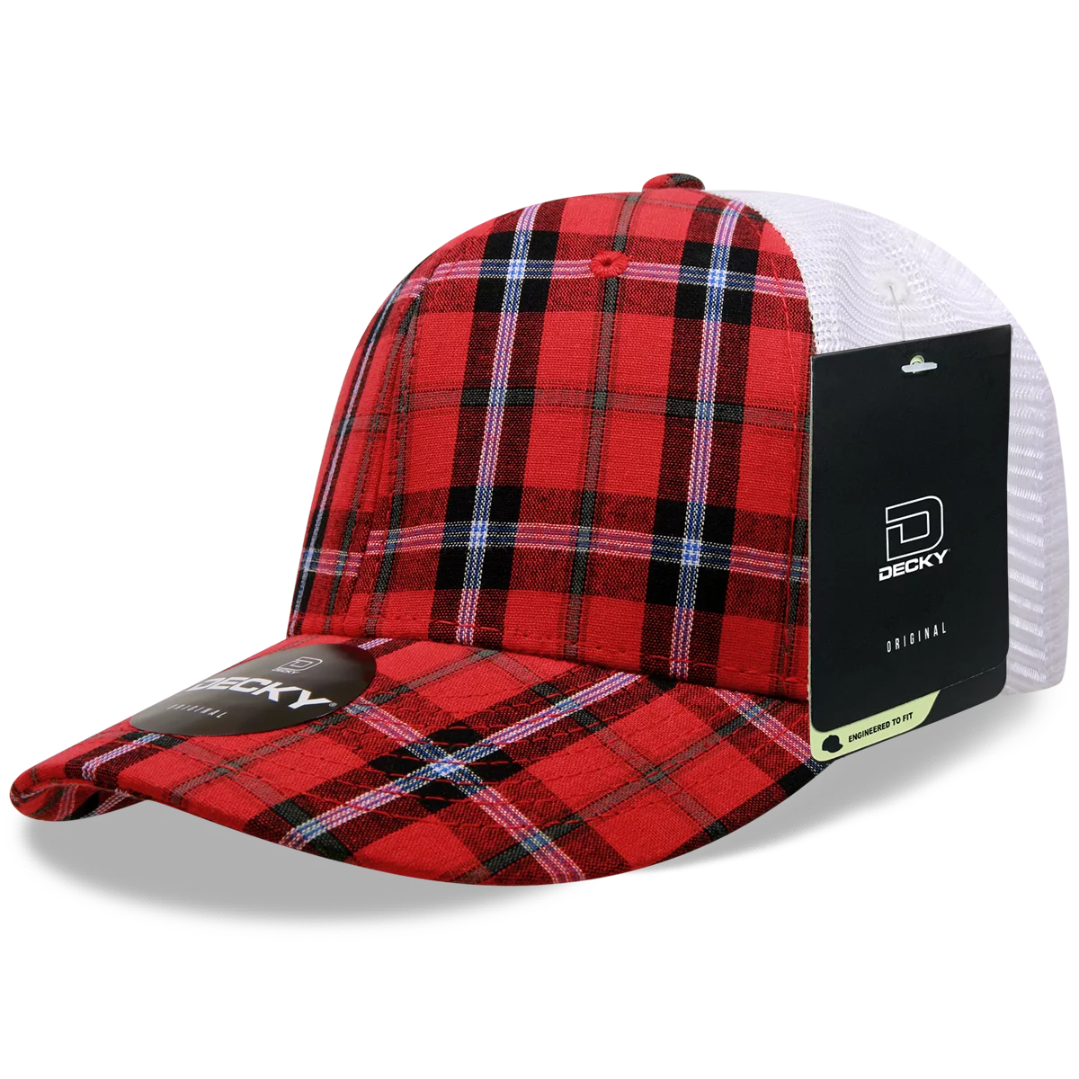 Decky Headwear 6017 in Plaid Patterns, Set 1