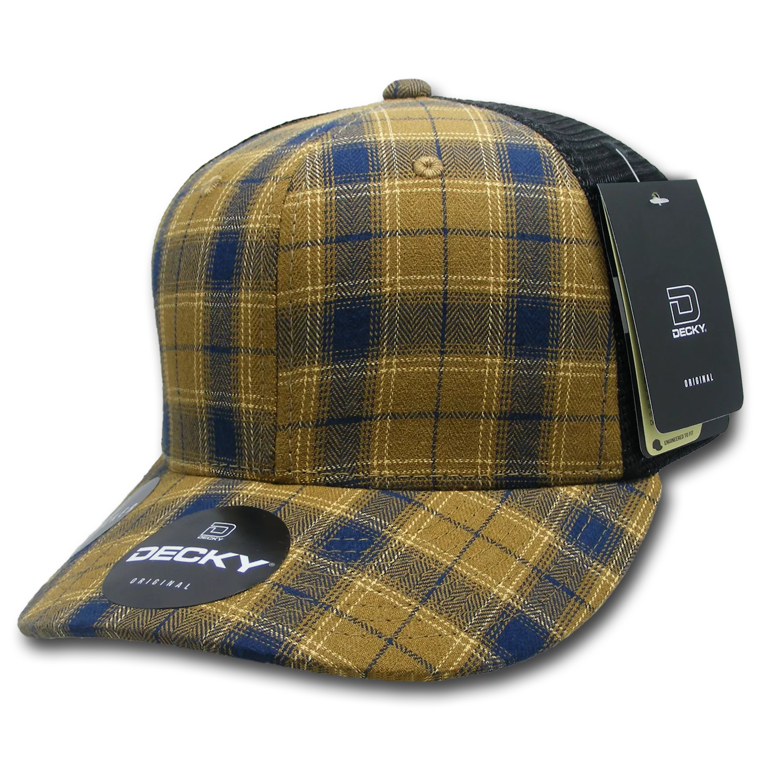 Decky Headwear 6018 in Plaid Patterns (Embroidered with Your Logo)
