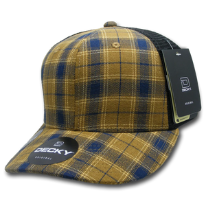 Decky Headwear 6018 in Plaid Patterns (Embroidered with Your Logo)