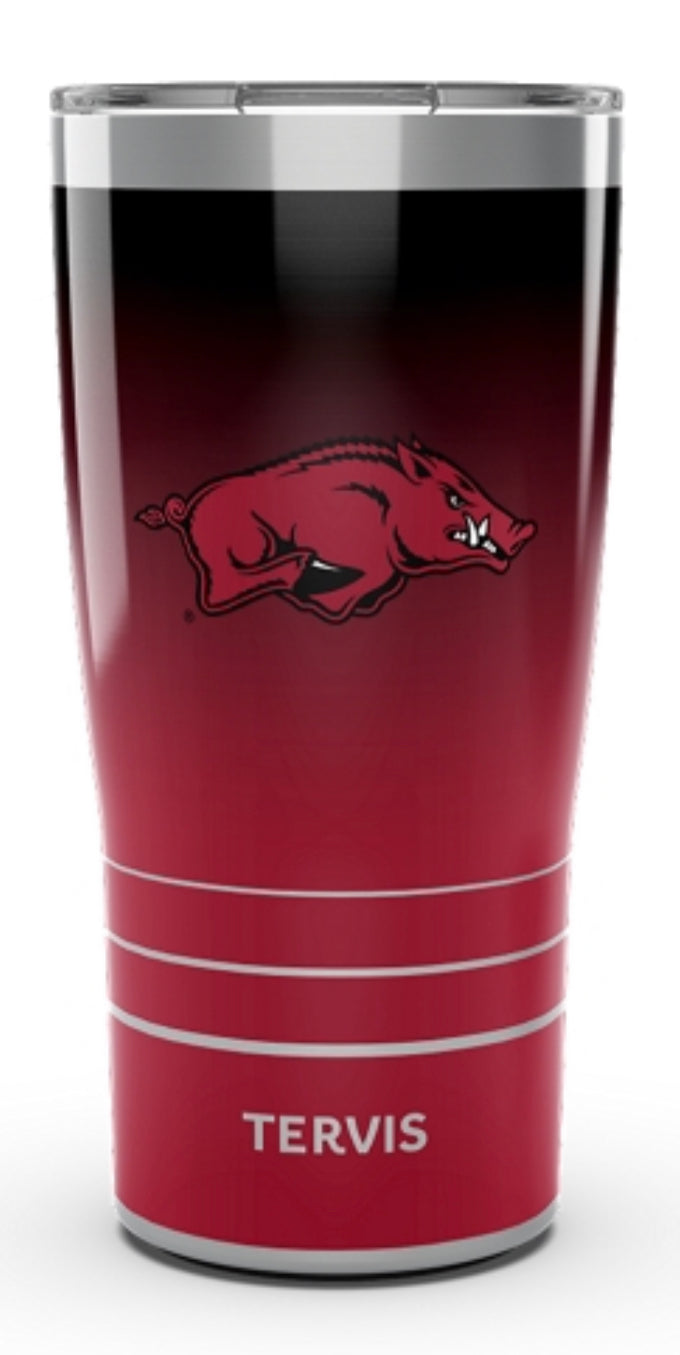 Arkansas Razorbacks Tervis Stainless Steel With Hammer Lid - AtlanticCoastSports