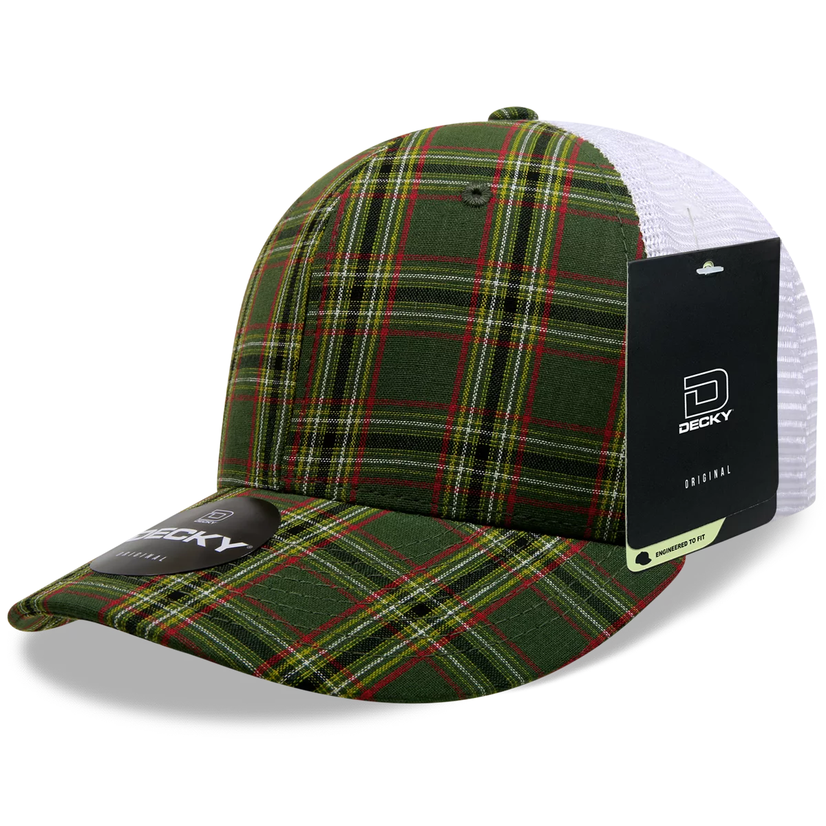 Decky Headwear 6017 in Plaid Patterns, Set 1